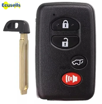 

3+1 button Smart Remote Key ASK433MHz-A433-ID74-WD03 WD04- for Toyota Camry Yaris RV4 Reiz Vios 2008-2013 Emergency Key TOY48