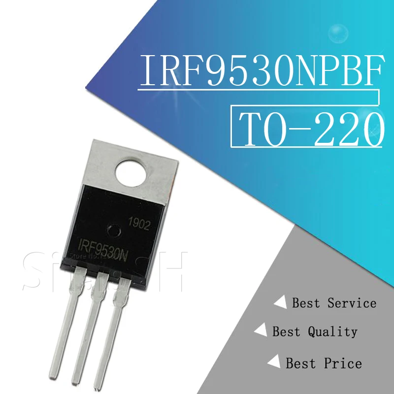 10 шт./лот IRF9530NPBF IRF9530N IRF9530 TO-220 MOSFET P 100V 14A новый оригинальный | Электронные