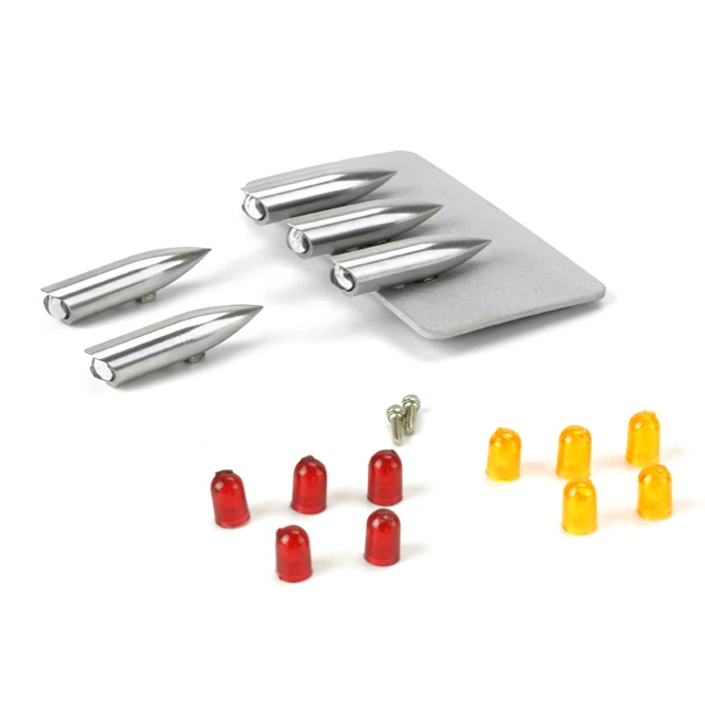 1/14 Rc Truck Tamiya King Hauler Metal Roof Spotlight Lamp Flashlight For Radio Control Toys American Tractor 56301 56344 56336