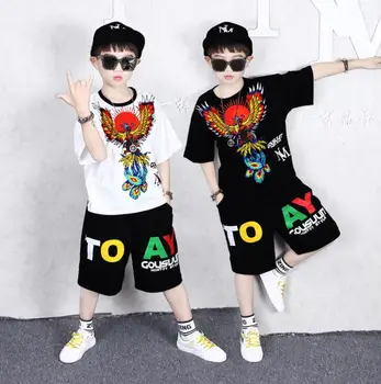 

Cartoon Crowned Crane Print Kids Tracksuit Boys Clothing Sets Boys Clothes Costume Outfit Suit Children Clothing 7 9 11 13 Year