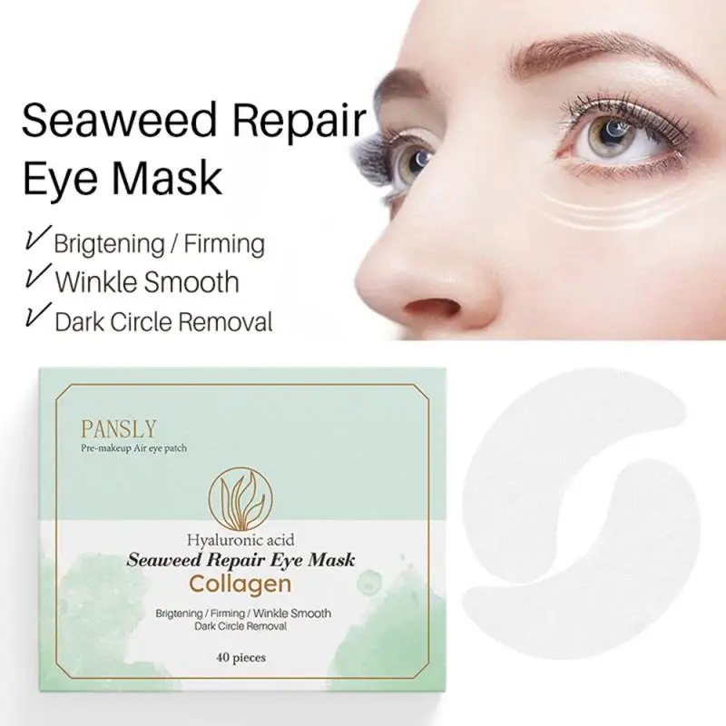 Для выведения токсинов 40 шт водоросли для глаз маска коллагена натуральные