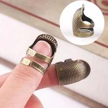 1pc Retro Finger Protector Antique Thimble Ring Handworking Needle Thimble Needles Craft DIY Household Sewing Tool Dropshipping