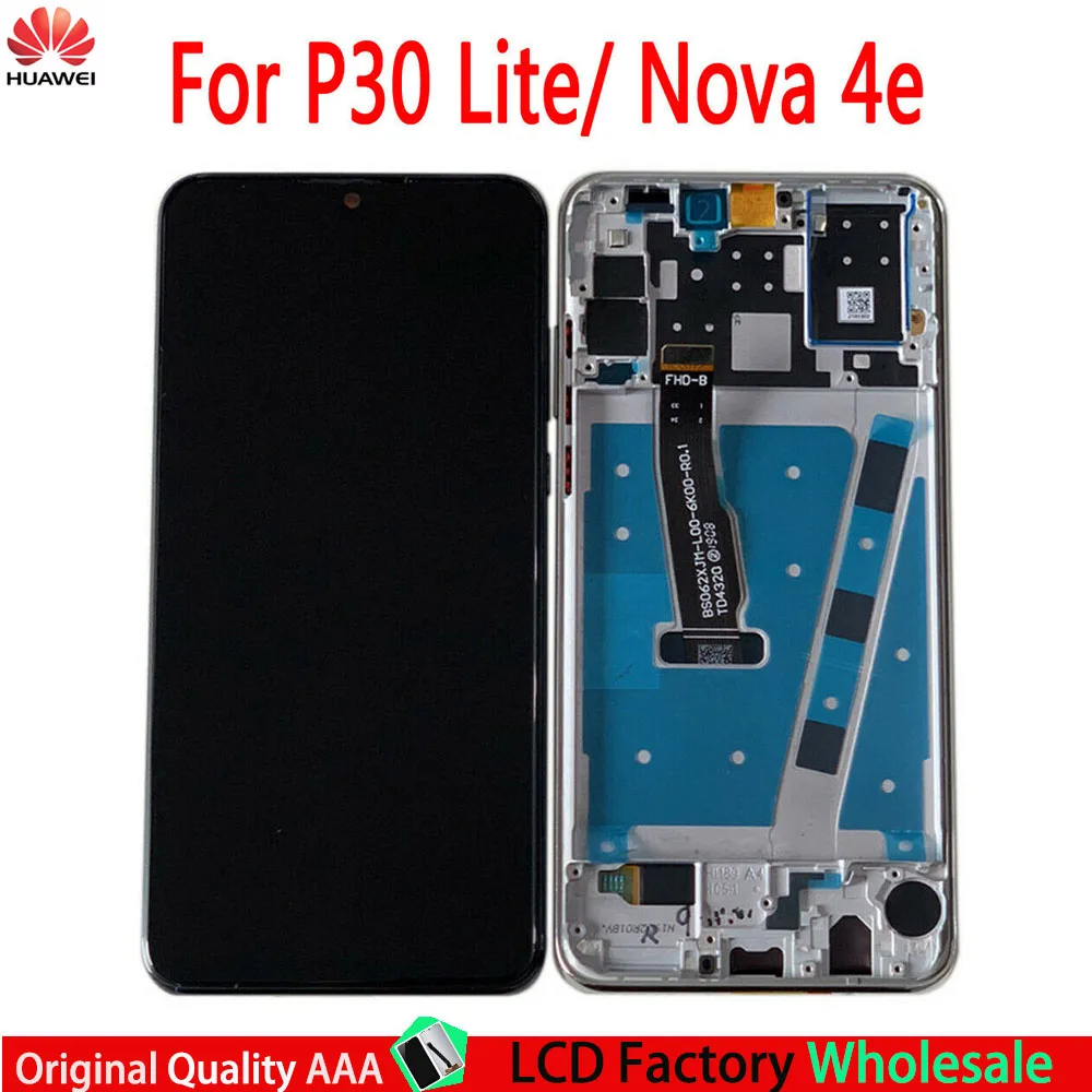 

For Huawei P30 Lite LCD For Huawei Nova 4E lcd Display Touch Screen Digitizer Assembly For Huawei P30Lite Nova4E LCD Replacement