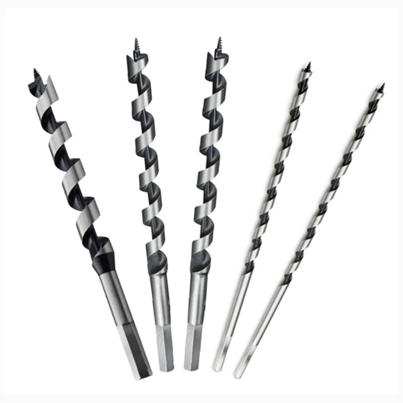 Promotion! Hex Shank 5Pcs Carpenter's Auger 230Mm Drill Bit Woodwork Hole Saw Spiral Wood Drilling For Furniture Cutter | Инструменты