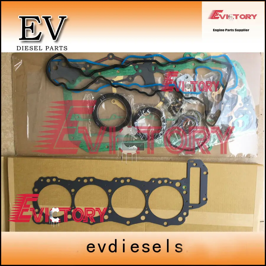 For Hino J05e Full Engine Overhaul Gasket Cylinder Head Gasket For Kobelco Sk270d Pistons Rings Rods Parts Aliexpress