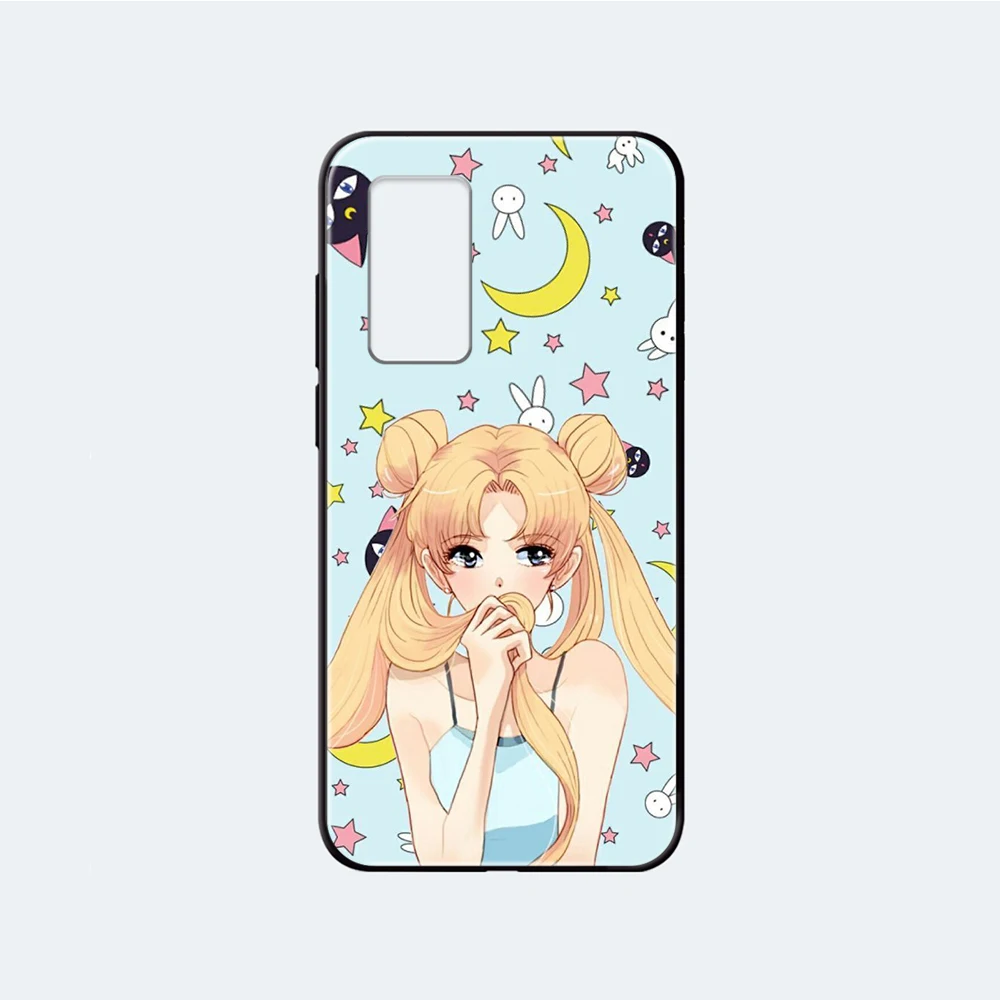 Чехол для телефона с изображением аниме японского Сейлор Муна корпус Huawei nova P Y 2 3 6