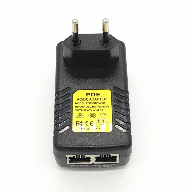 CCTV безопасность AC 110 В 240 В к DC 12 В 24 в 48 в 0.5A 1A POE Инжектор адаптер питания Ethernet IP камера телефон PoE источник питания|Коробки передач и кабели|   | АлиЭкспресс