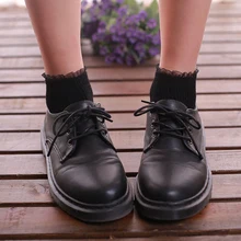 Японские весенние и осенние дышащие хлопковые кружевные женские носки Винтажные ботинки корейские литературные темпераментные милые дикие женские носки