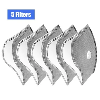 

2020 New Mask Gasket 5-layer Protective Cover for Activated Carbon Filter Mask Gasket Protective Equipment for Men Women