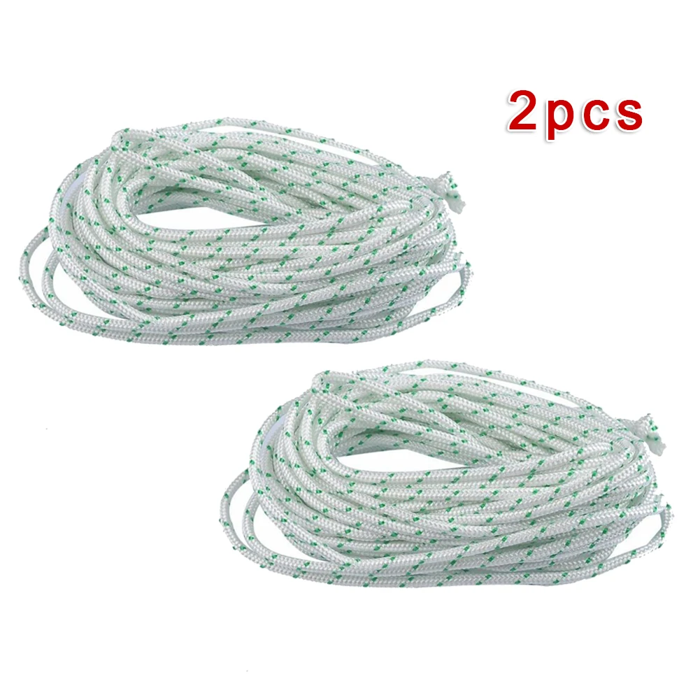 2pcs 4M Recoil Starter Pull Start Cord / Rope For Husqvarna Chainsaws Lawn Mower Engine Atco 4mm Diameter Oil  Petrol Resistant ► Photo 3/4