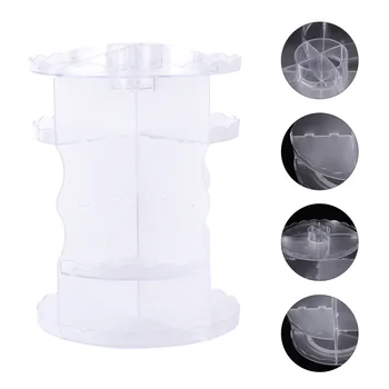 

Storage Shelf Desktop Makeup Organizer Stylish Organizer for Girls Transparent