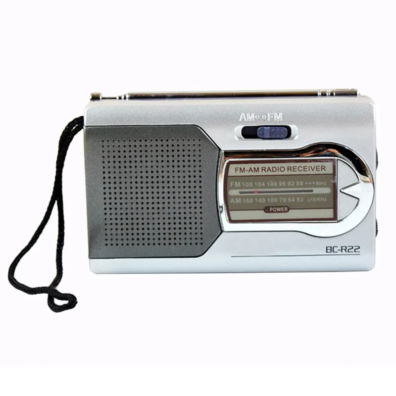 Portable Radio Telescopic Antenna Speaker Mini Outdoor Dual Band AM FM Music Player Stereo | Электроника