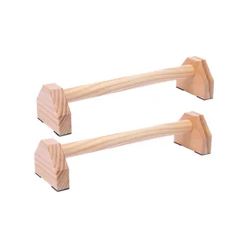 

Anti-Slip Wood Push-Up Stands Bars Parallettes Calisthenics Push Up Board Training Fitness Body Building Gym Equipment For Home