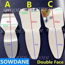 Двусторонний стоматологический ортодонтический/Отбеливание зубов автоклавируемый стоматологический уход за полостью рта фотографический зеркальный отражатель двусторонний