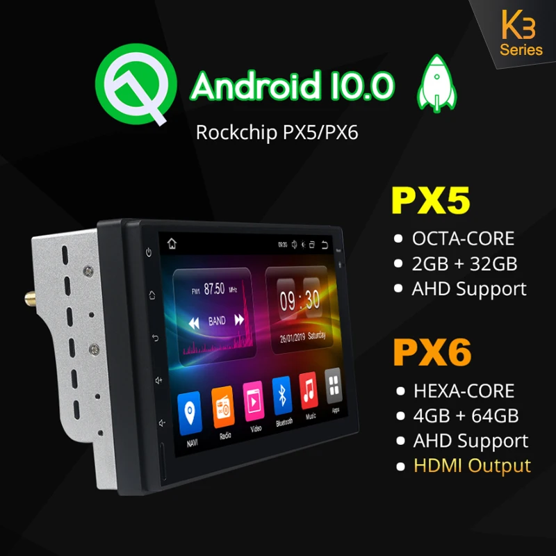 Ownice K3 K5 K6 Восьмиядерный Android10.0 2 din Универсальный Автомобильный DVD 4G SIM LTE DSP сеть DAB +