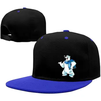 

TSDFCpolar Bear Flat Visor Baseball Cap, Fashion Snapback Hat White