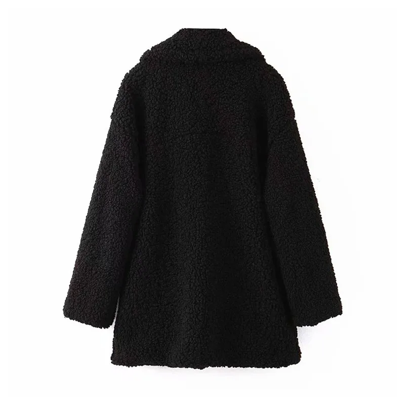 Best  Stylish Autumn Winter Faux Fur Coat Women Warm Teddy Bear Coat Ladies Fur Jacket Female Teddy Outwe