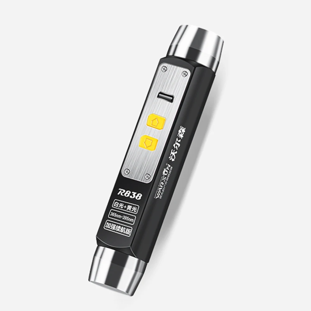 USB Перезаряжаемый 365nm УФ светодиодный светильник-вспышка, Нефритовый камень, оценочный светодиодный светильник, 4 светильник, источник с одной вспышкой, светильник