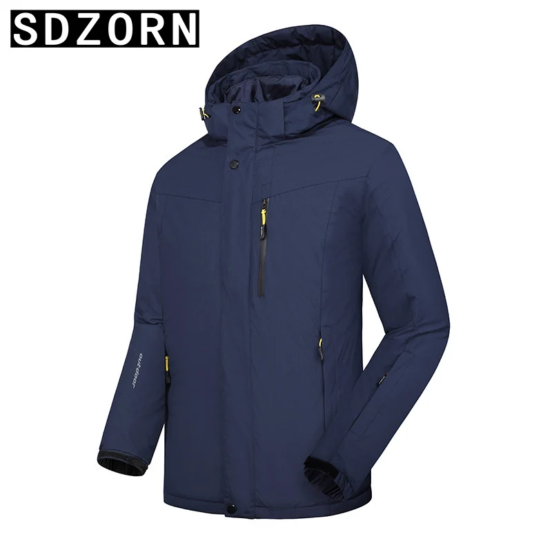 

Mens Winter Two Pieces Jacket Hooded Parka 3 in 1 Mens Jackets 2019 New Fall Winter Coat