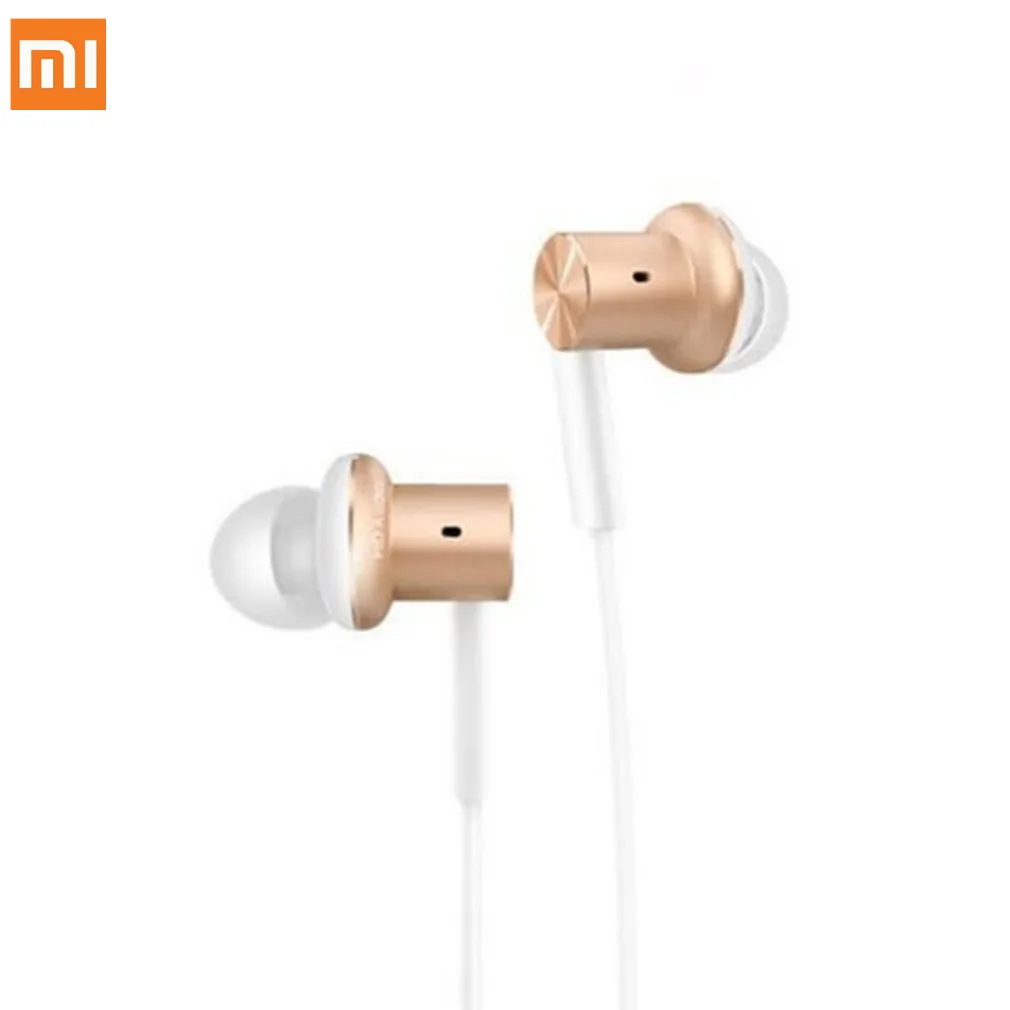 

100% Original Xiaomi Hybrid/Pro HD Earphone In-Ear HiFi Earphones Mi Piston 4 With Mic Circle Iron Mixed For Redmi Pro Note3 MI5