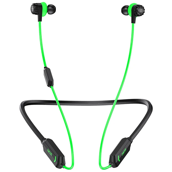 green headset Dacom GH02 стерео Bluetooth гарнитура геймер V5.0 игровые Беспроводные наушники с RGB светодиодный светильник для iPhone Android мобильных телефонов - Цвет: green headset