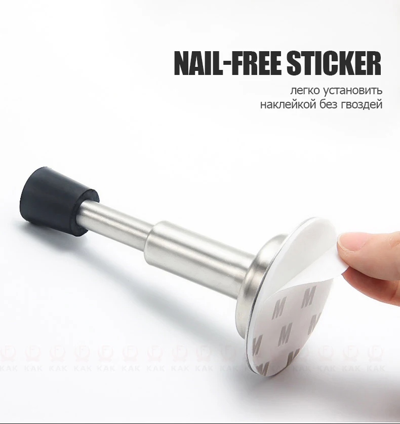 porta mudo, amortecedor de parede sem perfurador,