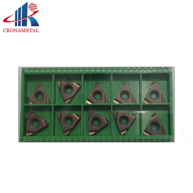 CRONAMETAL 10 шт. 16NR DM415 Карбид внутренние резьбовые вставки для держатель для ниток SNR