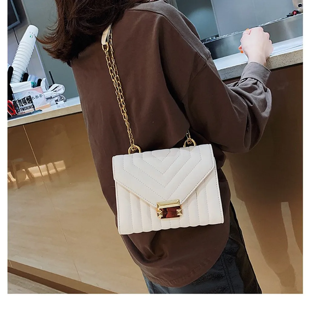 Европейская мода, женская квадратная сумка,, высокое качество, из искусственной кожи, женская дизайнерская сумка, с замком, на цепочке, сумка через плечо,#38