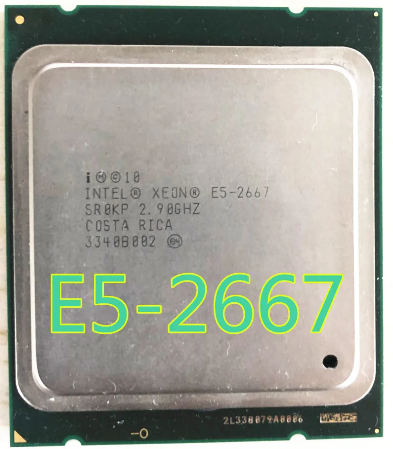 Процессор Intel Xeon E5 2667 2,9 ГГц 6 ядер 15 м 8GT/s E5-2667 LGA2011 130W процессора сервера