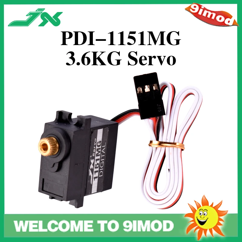 Новое поступление JX сервопривод PDI 1151MG 3 6 кг Mini 6V водонепроницаемый цифровой