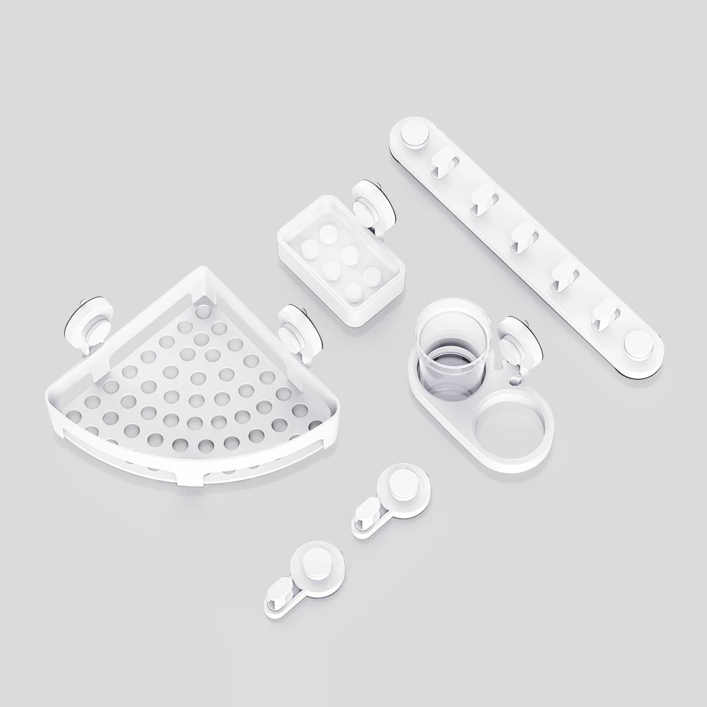 Xiaomi Quange аксессуары для ванной комнаты, угловая полка для ванной комнаты, крепления для ванной комнаты, кованая железная стойка для хранения, кухонный штатив