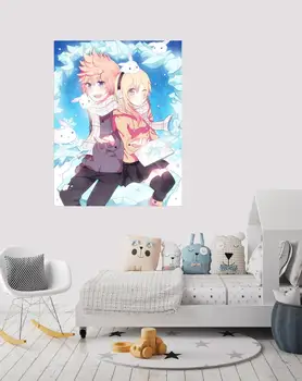 

[Self-Adhesive] 3D Fate Stay Night 526 Japan Anime Wall Stickers Mural Decal Wall Murals AJ WALLPAPER Belly