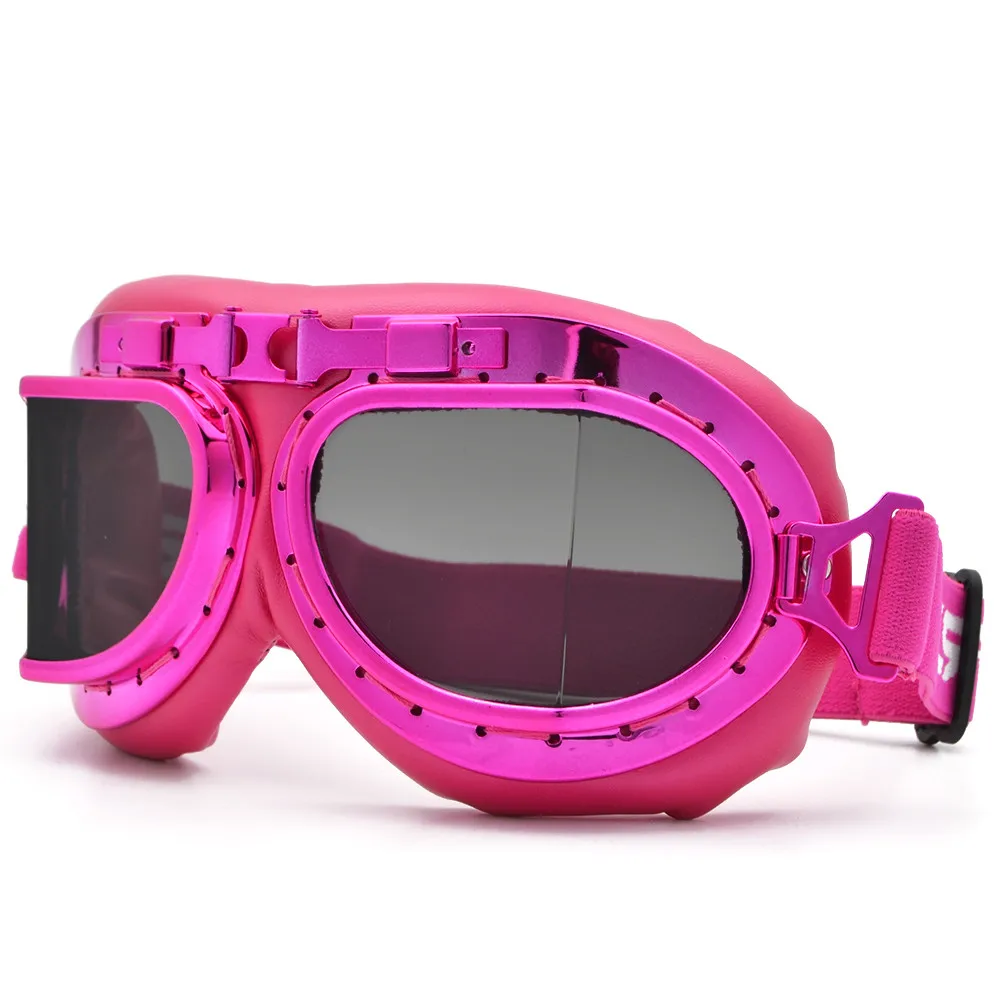 JAER мотоциклетные очки Lunettes ретро Половина шлем очки для скутера Байкер пилот крейсер