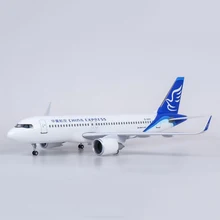 1/80 масштаб 47 см китайская Экспресс авиакомпания A320 Airbus NEO самолет модель сплав Airframe W шасси и легкие игрушки самолеты самолет