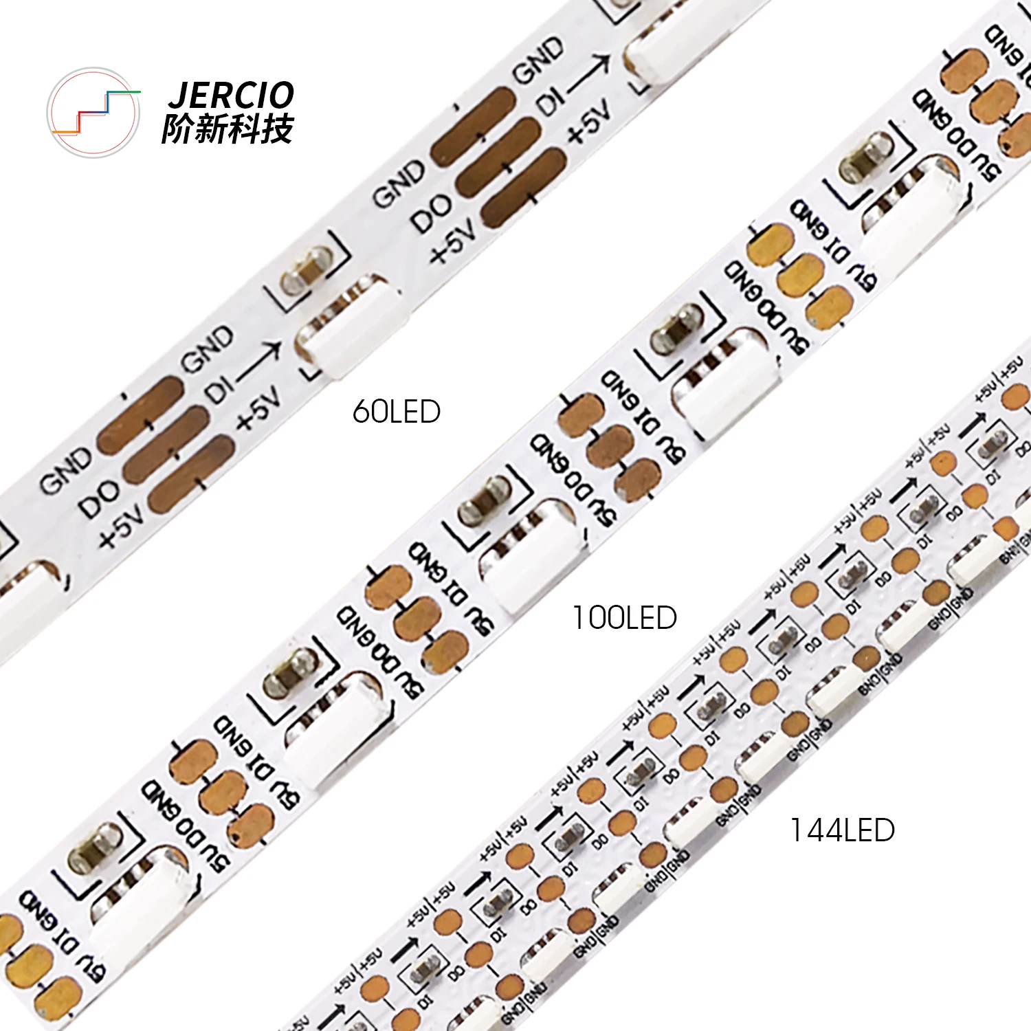 Программируемая Светодиодная лента Jercio XT1603 SMD 256 60 пикселей/светодиодов/м 1 м 2 5