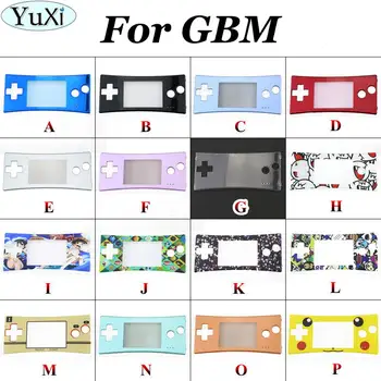 

YuXi 1pcs For GBM Micro Replacement Front Front Panel Cover for GameBoy Micro System Front Case Shell Housing