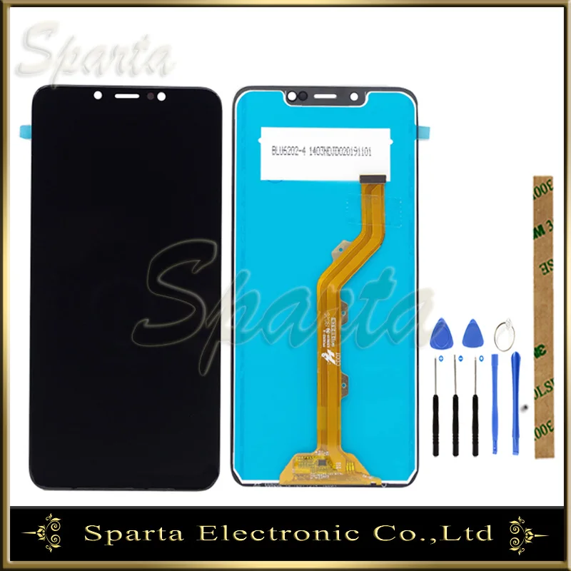 

ZQ High Quality Touch Panel with Lcd Display For Tecno Spark 3 KB7 LCD Display Screen Assembly