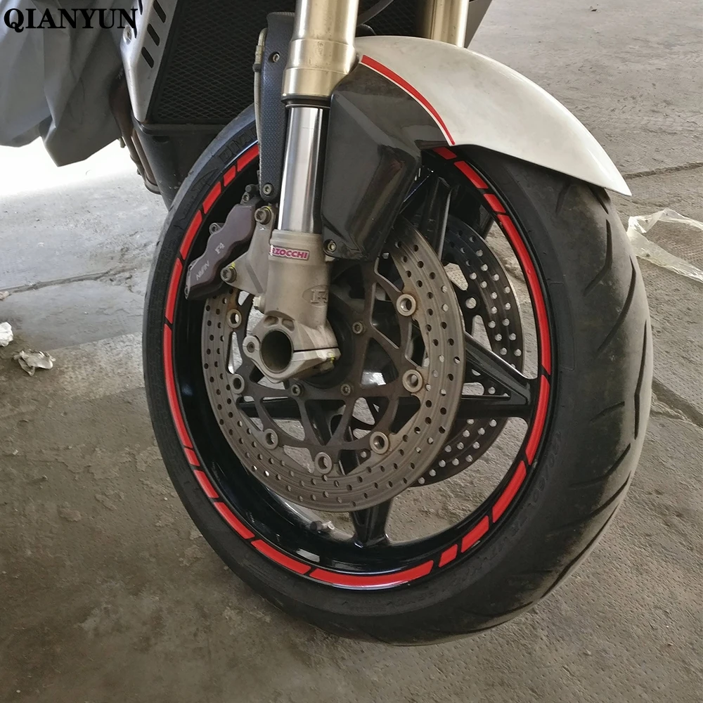 Универсальный автомобильный стикер для шин мотоцикла, светоотражающая лента для Honda CB400 CB500F CB500X CB599 CB600 CB600F CB650F CB1000