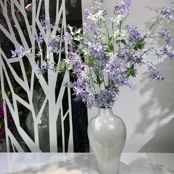 

Artificial Flower Orchid Hexagonal Rose Plant Silk Flower Foreign Trade Artificial Flower