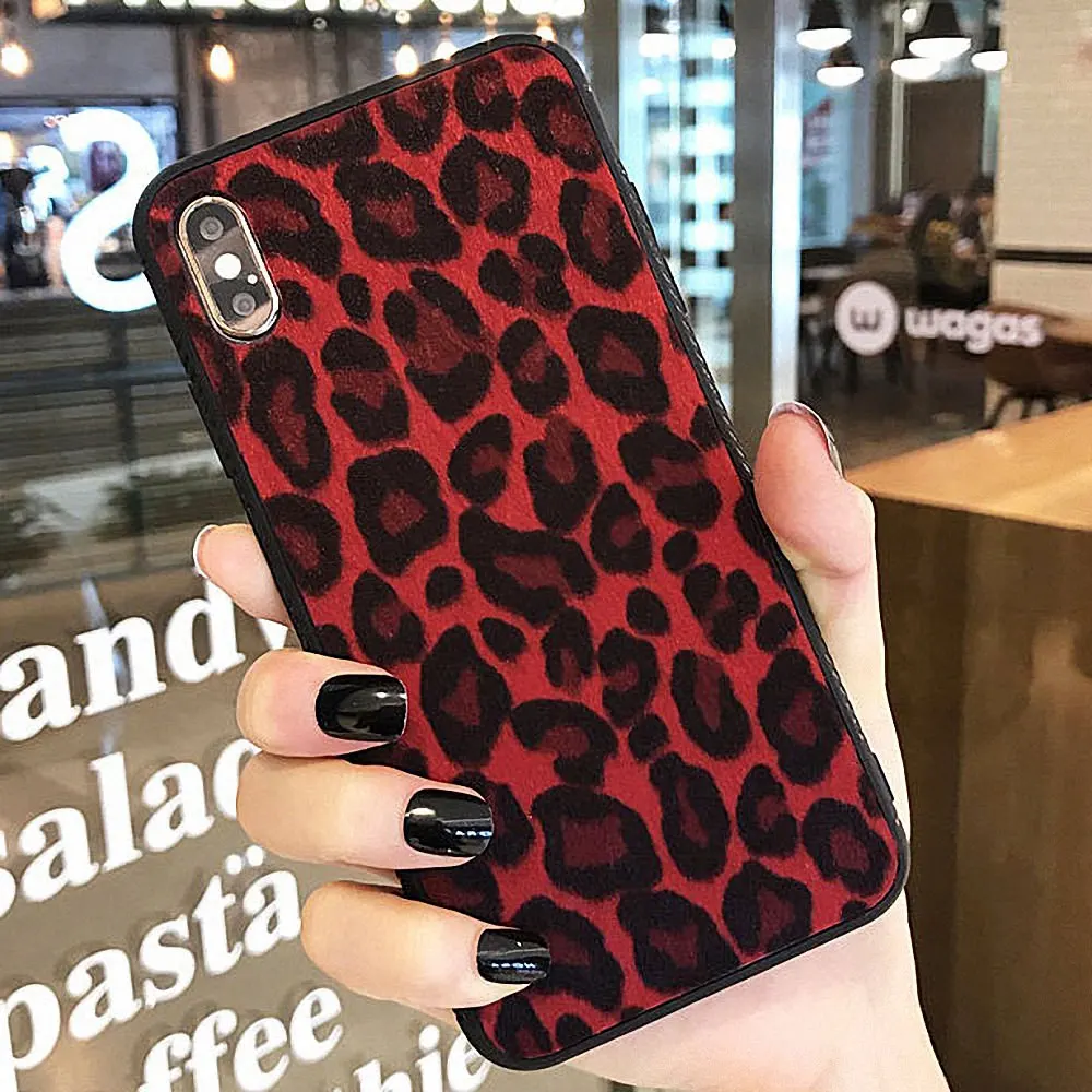 LCHULLE роскошный плюш леопардовый принт телефонные чехлы для huawei P20 P30 mate P30 Lite Pro Мягкий ТПУ силиконовый чехол