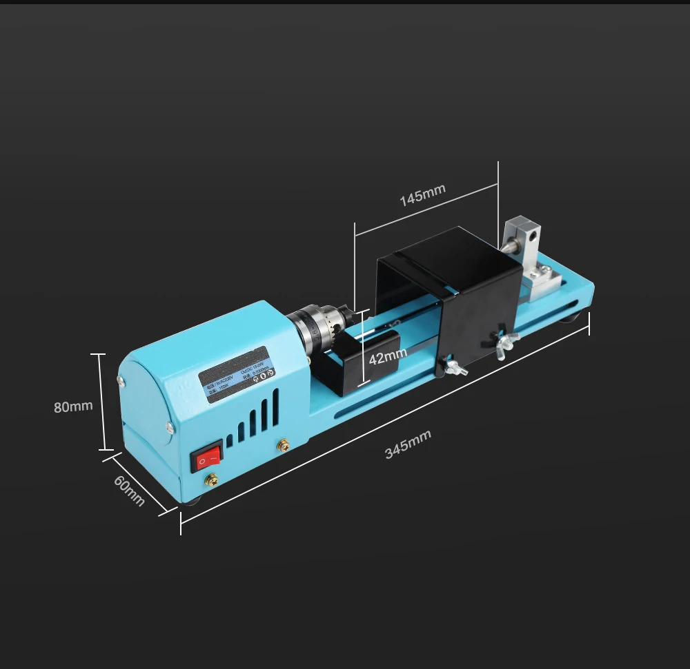 150 Вт Скорость регулируемый мини токарный станок бисер машина Деревообработка DIY токарный станок стандартный набор с электроприводом резьба резак деревянный токарный станок