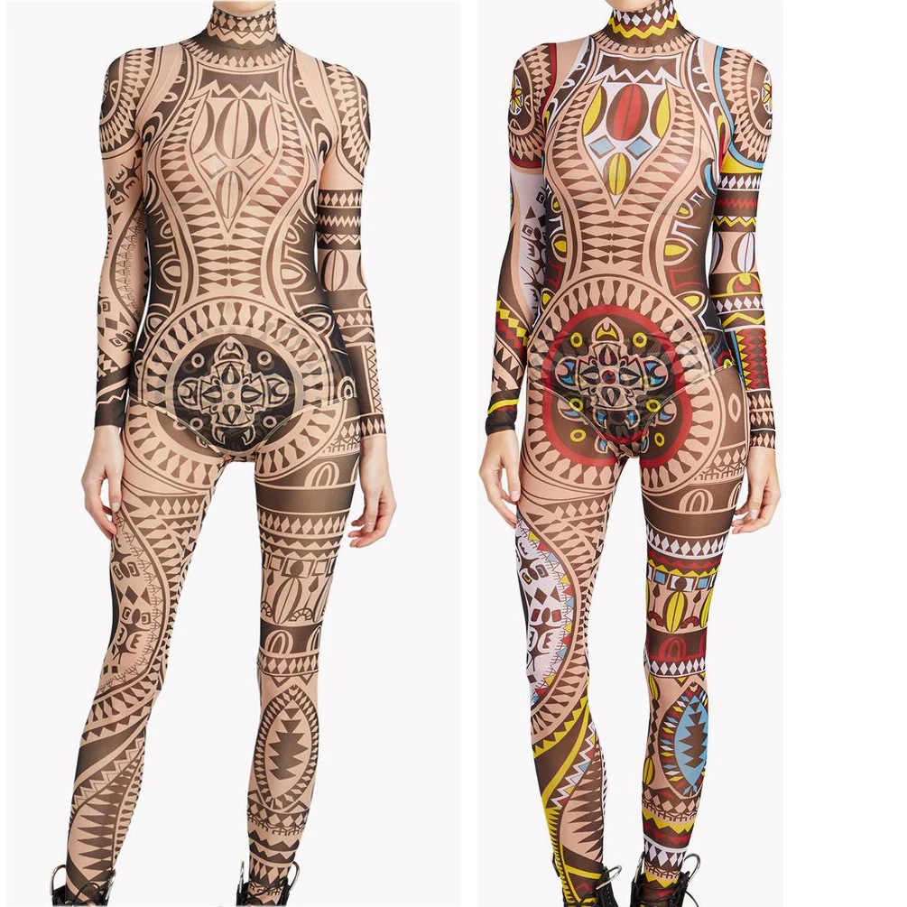 Tribal bodysuit Clearance