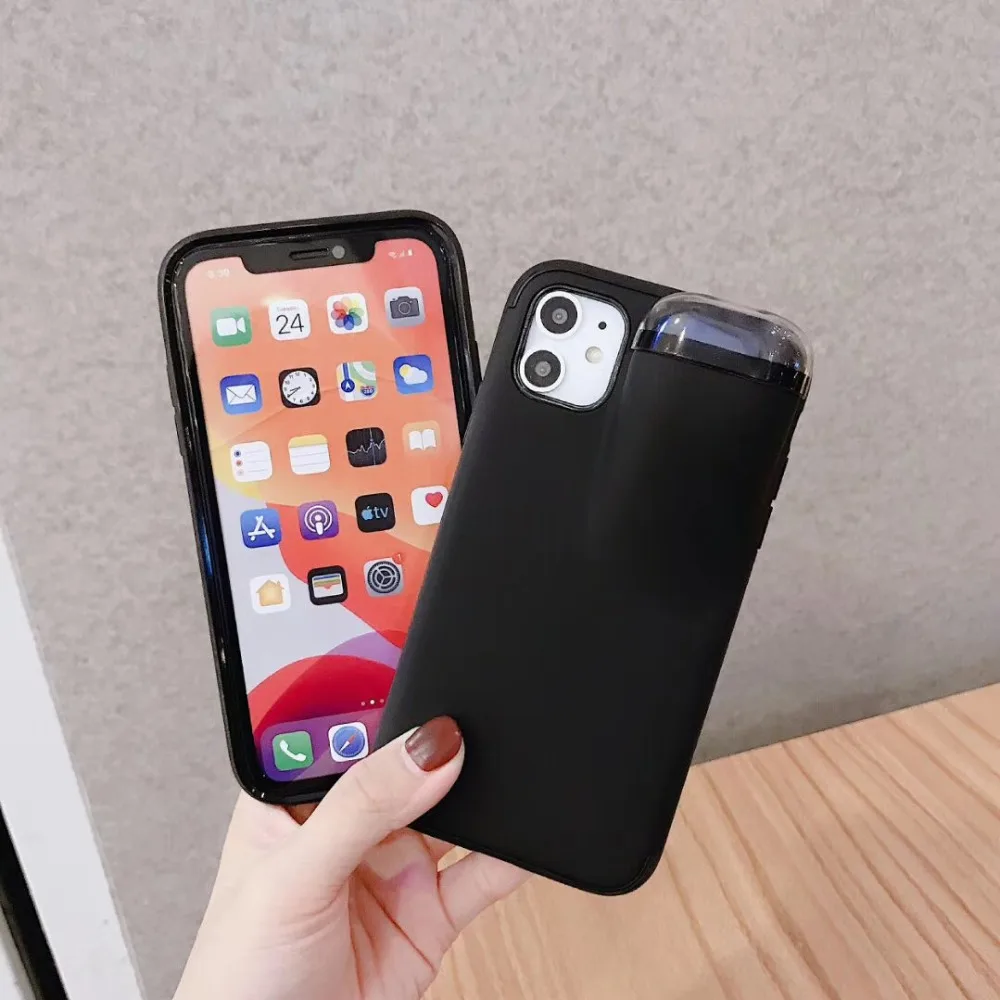 Starktni 2 в 1 Airpords держатель чехол для телефона для iphone 11Pro Max XR 7 8 Plus Жесткий Чехол для iphone X XSMAX 6S 6Plus задняя крышка