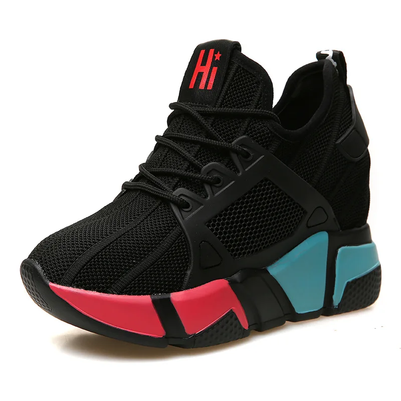 

Nice Fashion Vulcanized Shoes Lace Up Comfortable Thick Bottom Woman Sneakers Platform Shoes Flats