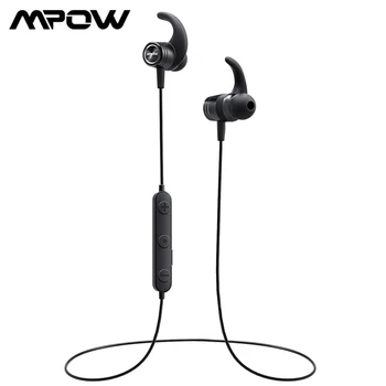 

Mpow S10 Magnetic Wireless Earphones IPX7 Waterproof Sport HD Stereo Sound Headphones With 8H Playtime Microphone&Storage Bag