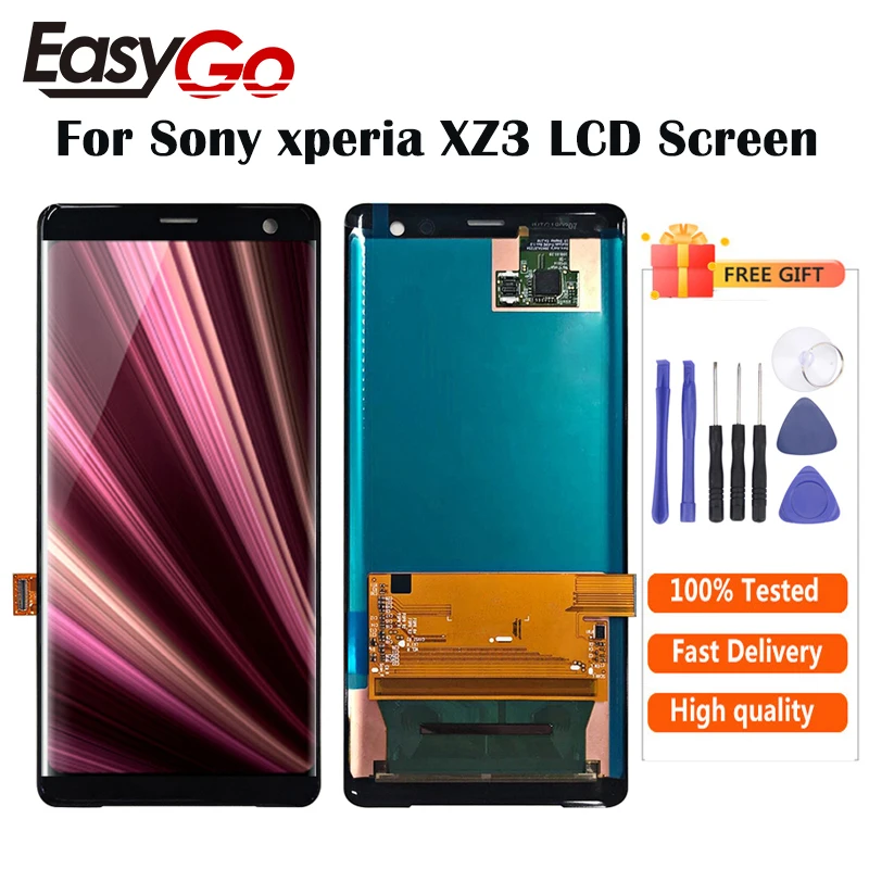 OLED Original For SONY Xperia XZ3 LCD Display Touch Screen Digitizer XPERIA XZ 3 H9493 H8416 H9496 Free Shipping | Мобильные