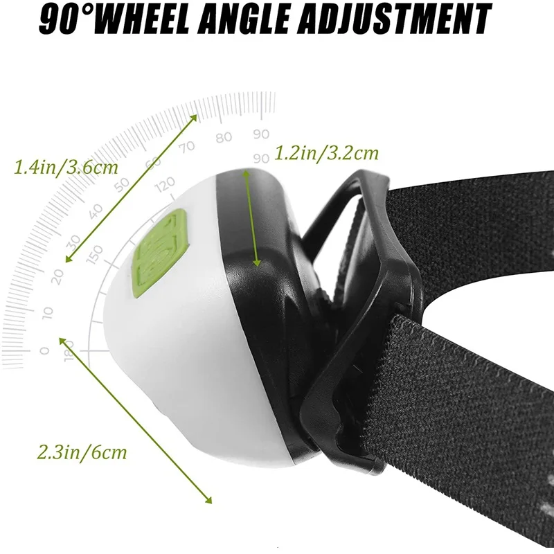 500 루멘 USB 충전식 헤드램프 모션 센서, 밝은 LED 러닝 낚시 헤드램프, 방수 헤드라이트, 적외선 센서 포함