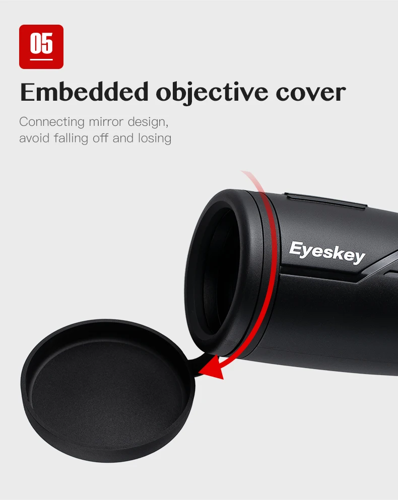 Eyeskey 8-24x42 Монокуляр Оптика водонепроницаемый Монокуляр для охоты Открытый путешествия телескоп высокой мощности монокуляр ночного видения bak