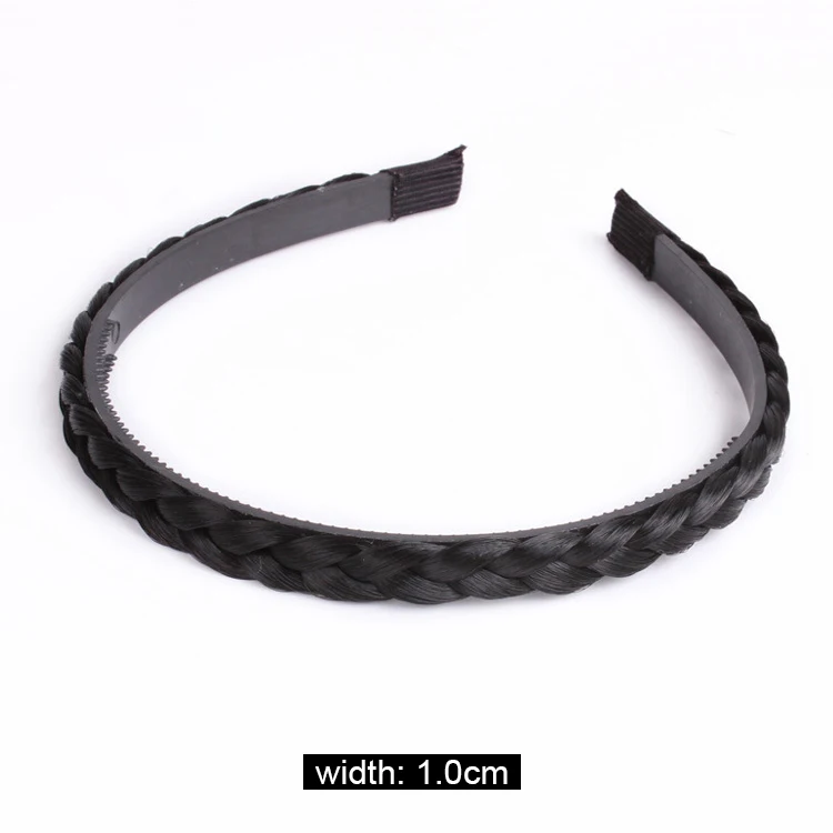 shein hair accessories Fashion Women Twist Hairbands Toothed Non-slip Headbands Girls Braid Hair Accessories Adjustable Head Band Bezel Headwear wide headbands for short hair Hair Accessories