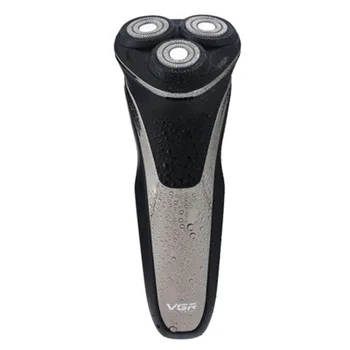 

VGR V-306 Electric Shaver 3 Cutter Head Rotary Cutter Shaving LCD Display USB Rechargeable Wash Hair Trimmer Men
